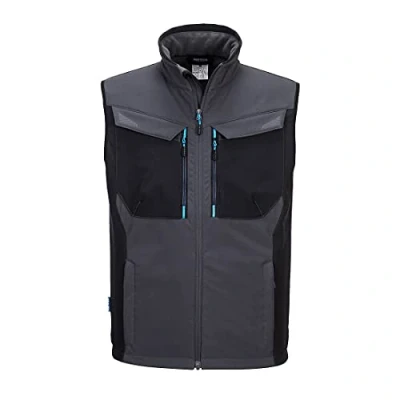 Image of Portwest T751 WX3 Softshell Gilet, Metal Grey, Size : L, ABC123