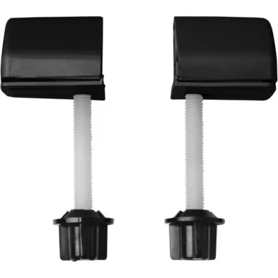 Image of Wirquin Sota Toilet Seat &amp; Cover Black SSO21BL.