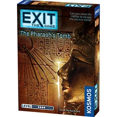 Image of Thames &amp; Kosmos EXIT: The Pharaoh&#039;s Tomb, Escape Room Card Game, Family Games For Game Night, Board Adults and Kids, Kennerspiel des Jahres Winner 2017, 1 to 4 Players, Ages 12+