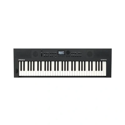 Image of Roland GO:KEYS 5 Music Creation Keyboard 61 Note ZEN Core Engine with Over 1000 Onboard Sounds Built In Stereo Speakers Mic Input Bluetooth Audio/MIDI Support, Graphite