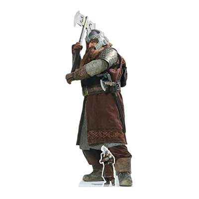 Image of Star Cutouts Gimli The Lord of Rings Lifesize Cardboard Cutout With Mini