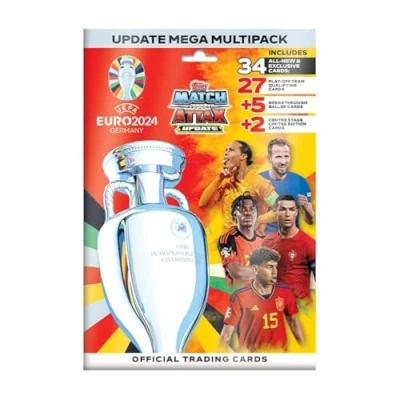 Image of Topps Official Euro 2024 Match Attax Update Mega Multipack (34 Cards)