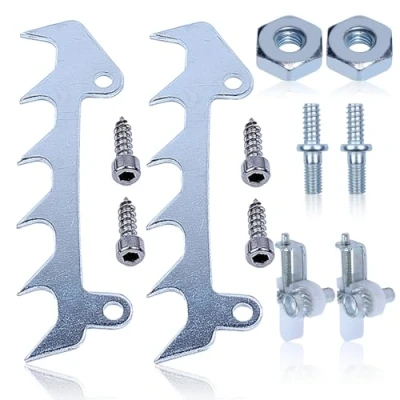 Image of Bumper Spikes for Stihl MS170 MS180 017 018 Chainsaw, ADEFOL Felling Dogs with The Matching Screws + Side Chain Adjuster Bolt &amp; Nut Chainsaw Accessory Spare Parts Kit 8 in 1