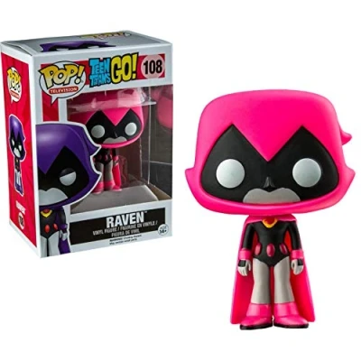 Image of TEEN TITANS GO! PINK RAVEN POP! VINYL FIGURE