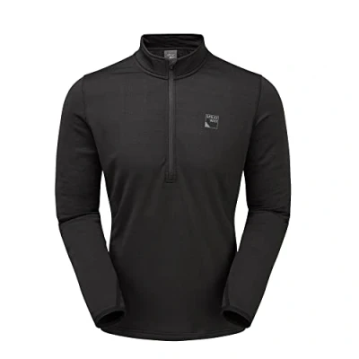 Image of Sprayway Men&#039;s Standard Dornie Half Zip, SP 01006 Black, L