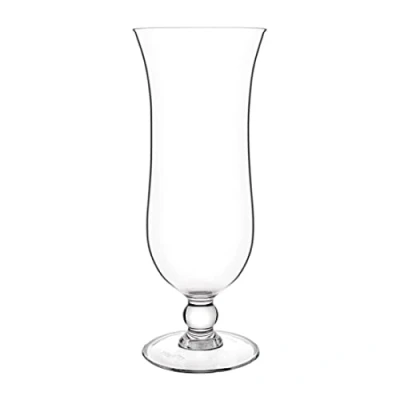 Image of Kristallon Clear Polycarbonate Hurricane Glasses Shatter Resistant and Glasswasher Safe 390ml Pack of 24