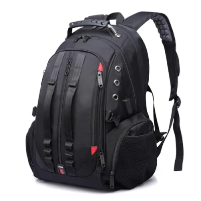 Image of BANGE Large Laptop Backpack 17 inch Durable XL Heavy Duty Travel Backpack, 17inch Black1, 20&quot;Hx15&quot;Lx10.5&quot;W, Backpacks