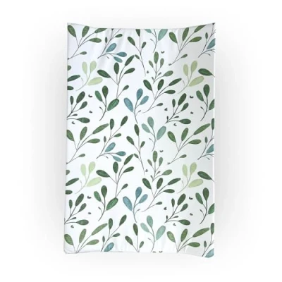 Image of Clair de Lune Olive Anti Roll Wedge Baby Changing Mat 69 x 44cm