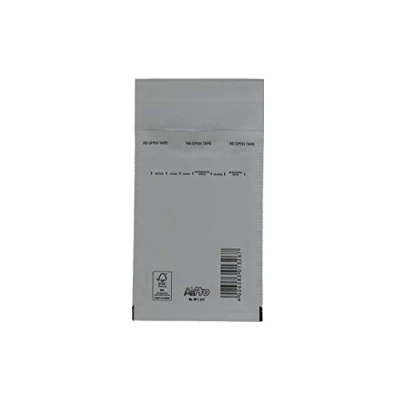Image of SmithPackaging Bubble Padded Envelopes, White, 100mm x 165mm, Pack of 5