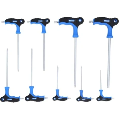Image of BRILLIANT TOOLS BT041200 Torx® T Handle Hex Key Set 9 Pieces [Powered by KS Tools]