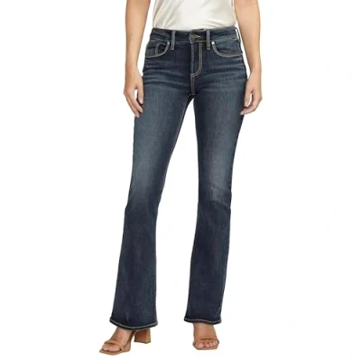 Image of Silver Jeans Co. Women&#039;s Suki Mid Rise Bootcut Jeans, Indigo, 29W x 30L