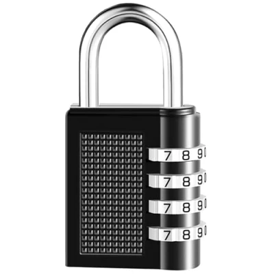 Image of ILantule Combination Padlock,4 Digit Coded Padlock,Code Padlock,Weatherproof Lock Outdoor for School Gym Locker, Shed,Cabinet,Tool Box,Garage,Gate