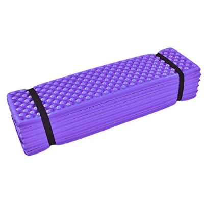 Image of Qiterr Foam Camping Mat,Waterproof Mattress Folding Outdoor Waterproof Sleeping Mat(Purple)