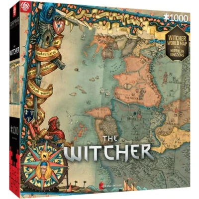 Image of GAMING PUZZLE: THE WITCHER 3 NORTHERN KINGDOMS PUZZLES 1000