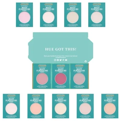 Image of Rust Oleum Furniture Paint in Matt Finish Sweet Pinks Tester Box