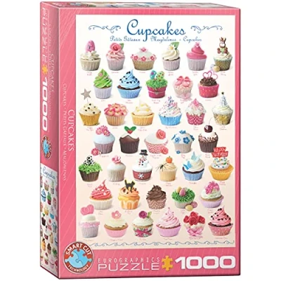 Image of EuroGraphics 6000 0590 Ice Cream Flavors Puzzle, Various, 48 x 68 cm