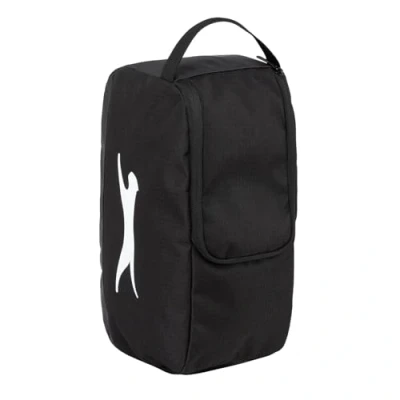 Image of Slazenger Shoe Bag Carry Handle Storage Travel Pack Accessories Black One Size