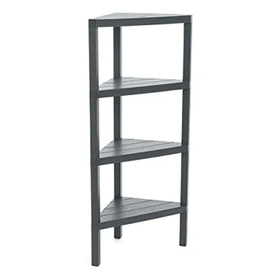 Image of TATAY 4481116Tatay Shelving, Grey, 33 x 100 cm