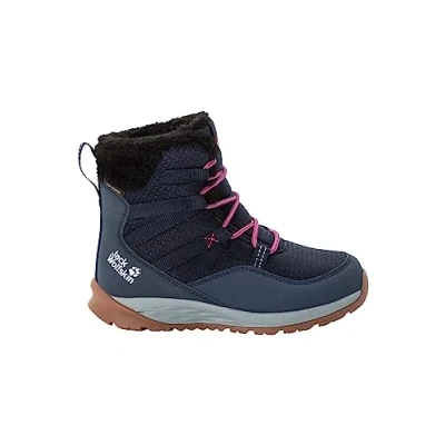 Image of Jack Wolfskin Boy&#039;s Unisex Kids Polar Wolf Texapore High K Snow Boot, Dark Blue Grey, 11 UK Child
