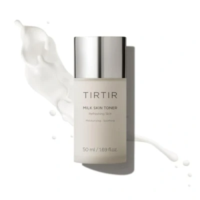 Image of TIRTIR Milk Skin Rice Toner Deep Moisturizing, Hydrating for face, Niacinamide, Ceramide, Bran Extract, Nature Oriented Ingredients Korean Care, Vegan, 50ml