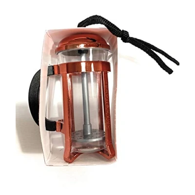 Image of Starbucks Red French Press Tree Christmas Ornament