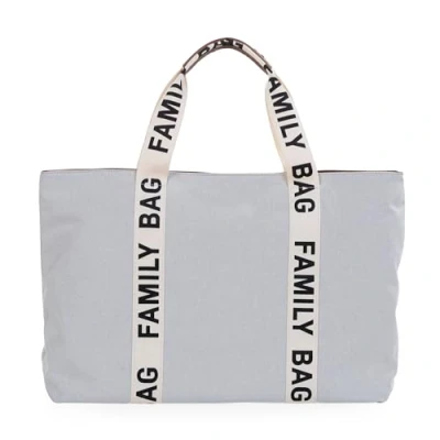 Image of CHILDHOME, Family Bag, Changing Travel/Weekend Large Capacity, Detachable Pouch Included, Signature Collection, White