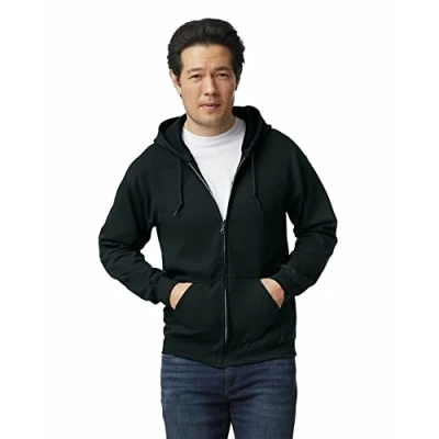 Image of Gildan 18600 men&#039;s Sweatshirt in Black