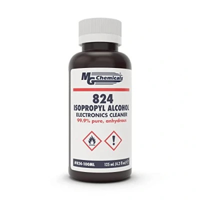 Image of MG Chemicals 824 100ML 99.9% Isopropyl Alcohol Electronics Cleaner, 125 mL Liquid Bottle