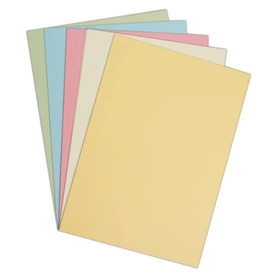 Image of Stephens Pastel Coloured Card A4 210gsm 25 Sheets, Great For Printing, Photocopying, Making, Decoupage, And Scrapbook Designs, Perfect Cardboard Base Craft Projects, Essential Stationery Item
