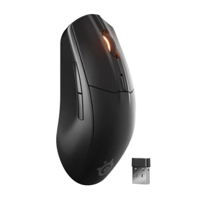 Image of SteelSeries Rival 3 Wireless Gen 2 Gaming Mouse 2.4GHz and Bluetooth 18000 DPI TrueMove Air Optical Sensor 60 Million Click Durability Light Weight 100% PTFE Feet Black