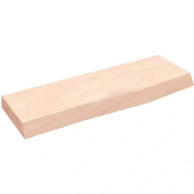 Image of vidaXL Wall Shelf 60x20x4 cm Untreated Solid Wood Oak