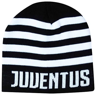 Image of Official FC Juventus (Serie A) Football Beanie Hat (100% Acrylic)