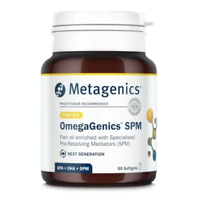 Image of Metagenics OmegaGenics SPM Capsules Fish Oil with Specialised Pro Resolving Mediators 60