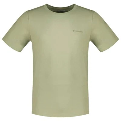 Image of Columbia Rapid RIDGE BACK Graphic TEE Print Tshirt, Men&#039;s, Size: XS, Safari/heavenly horizons