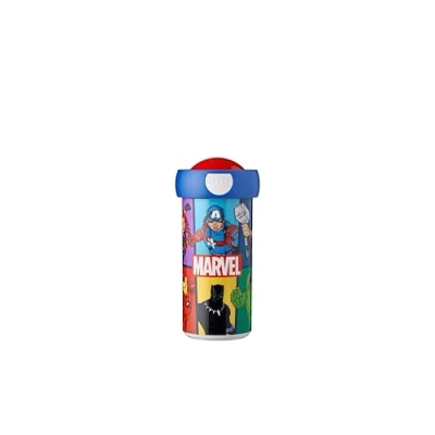 Image of Mepal School Beaker Campus Drink Cup Leak Proof for Children Reusable BPA Free &amp; Dishwasher Safe 300 ml Avengers