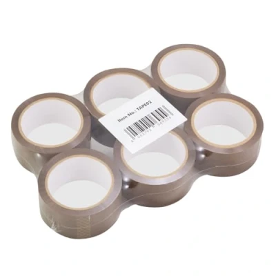 Image of LogiLink Pack of 40 micron adhesive tape Width 48 mm x Length 66m Brown 6