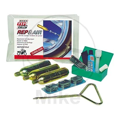 Image of Rep &amp; Air MotorCycle Tubeless Tyre repair kit