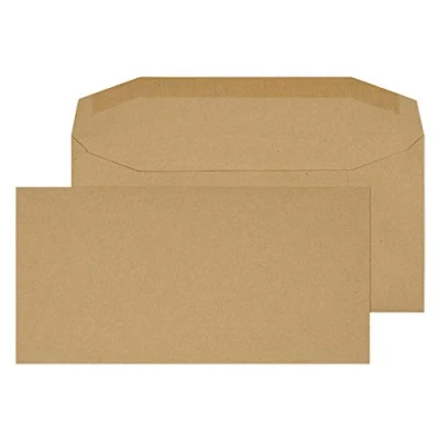 Image of Blake Purely Everyday DL 110 x 220 mm 80 gsm Gummed Mailer Envelopes (13780) Manilla Pack of 1000