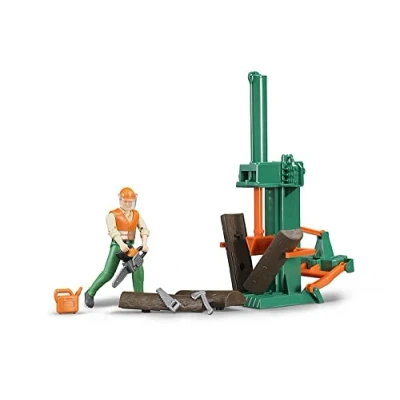 Image of Bruder Bworld forestry set 1:16 Toys