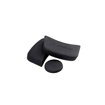 Image of MasterClass Pan Handle Sleeve Set for Cast Aluminium Casserole Dishes, Easy Grip Silicone, 3 Pieces, Black
