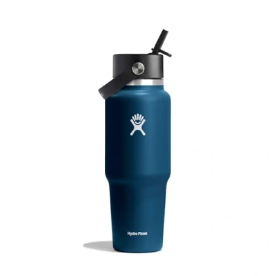 Image of Hydro Flask 32oz / 946ml Wide Mouth Travel bottle + Flex Straw Cap Water