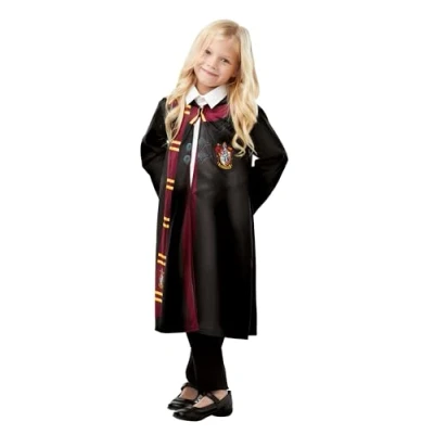 Image of Rubie&#039;s 3001045 6000 Gryffindor HARRY POTTER Robe, Unisex Children, Multicolour, 5 6
