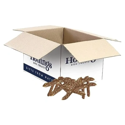 Image of Hollings Pork Sausages Dog Treats, Delicious, Nutritious Air Dried Chews for Adult Dogs, 100% Gluten Free &amp; Made with Natural Ingredients (3kg)