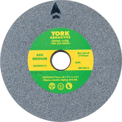 Image of York 150X20X31.75MM A36OV Medium Aluminium Oxide Bench Grinding Wheel