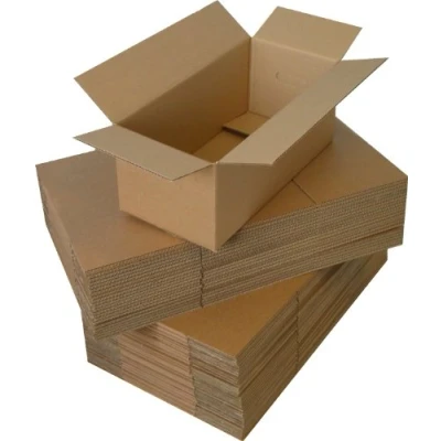 Image of 100 x Single Wall Shipping Cardboard Boxes 8x6x4&quot;