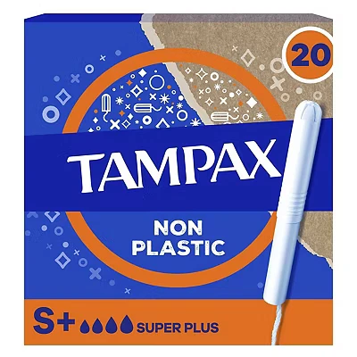 Image of Tampax Cardboard Applicator Super Plus 20 Tampons