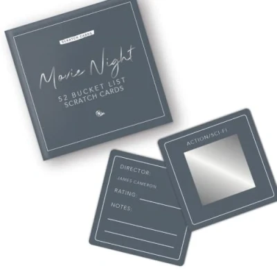 Image of Scratch &amp; Play Movie Night Bucket List Cards