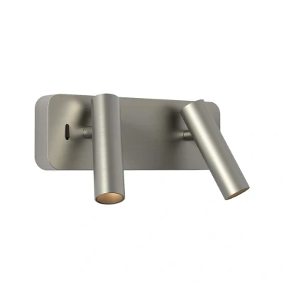 Image of Enna Twin Matt Nickel Reading Light Astro