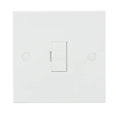 Image of KnightsBridge 13A Fused Spur Unit with 3A Fuse Fitted