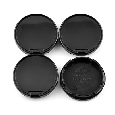 Image of RhinoTuning x4 56 mm Wheel Center Hub Caps Black OD 56mm ID 53mm for MKIV MKIII